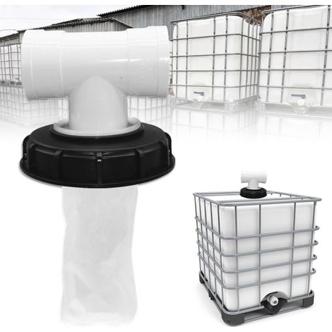 Filtre À Couvercle IBC, Type T Accessoires De Réservoir IBC 163 mm Lavable Couvercle De Filtre pour réservoir d'eau de Pluie IBC DN 150 (1/5)