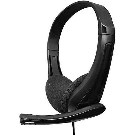 Casque de jeu stéréo filaire 3,5 mm avec réduction de bruit - Noir (1/5)