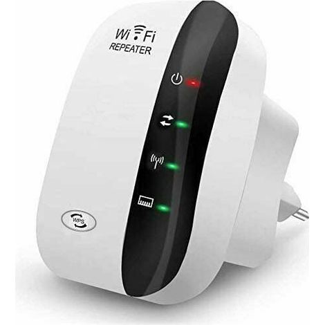 Repetidor WiFi XVX Amplificador de señal de punto de acceso inalámbrico (AP) de 300 M compatible con el estándar WiFi-N, 2,4 GHz UEZpNkCEFu (1/5)