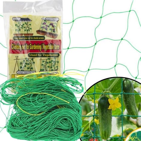 Malla verde de 0,9 x 5 m, soporte para plantas trepadoras, escalera de soporte para trepadoras (1/5)