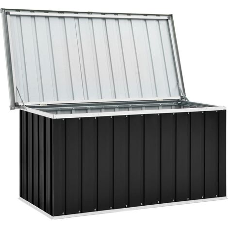 Cassetta portaoggetti per mobili da giardino antracite 129 x 67 x 65 cm 020013060
