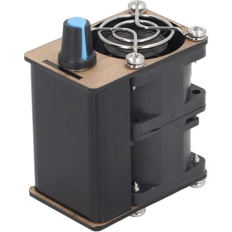 Module de commande de ventilateur haute performance avec boîtier en acrylique noir, 12 V, 12 W, réglable en continu, pour un refroidissement et une circulation d'air optimaux.