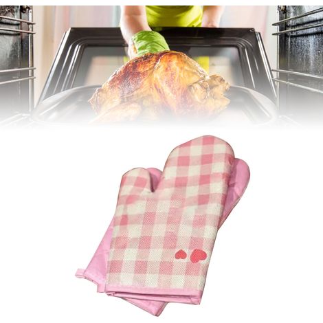 Gants isolants thermiques My Melody Pudding Puppy, résistants au four et au micro-ondes, épais et résistants aux hautes températures, pour la cuisine et la pâtisserie (une paire). (1/5)