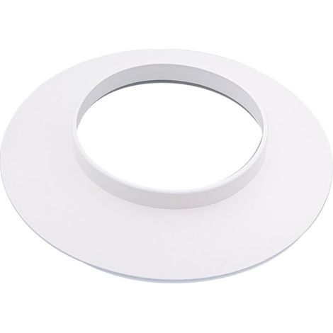 White Wall Cover  Rosette for Stufe Boiler Tube Covers and Installations  Heat Resistant (1/2)
