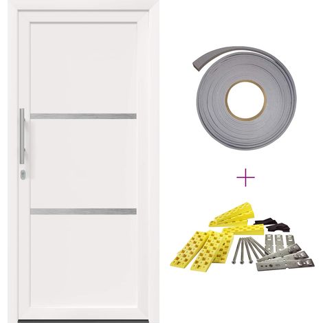 Porta Frontale Bianco 88 x 200 cm PVC vidaXL