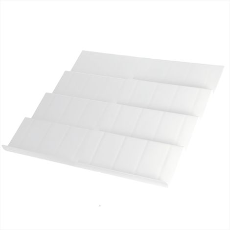 Rangement Épices Cuisine Tiroir Modulable et Réglable, Blanc (1/5)