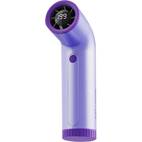 Ventilateur portable rechargeable 4000 mAh, ventilation puissante, 199 vitesses réglables, fonctionne avec piles AA (piles incluses/non incluses selon modèle) (1/5)