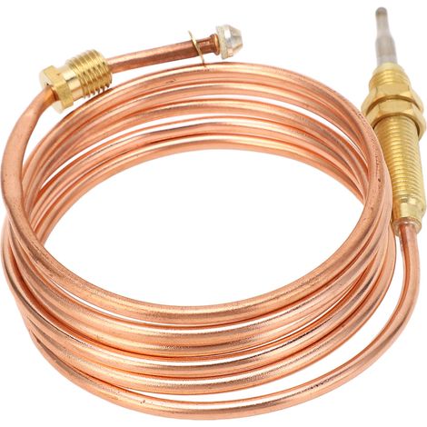 Thermocouple à gaz HR0001 120 cm en cuivre, thermocouple de remplacement universel pour cuisinière à gaz, four et cuisinière à gaz (1/5)