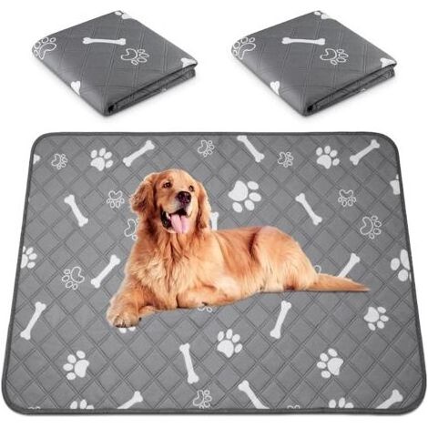 Lot de 2 tapis de dressage réutilisables pour chien, absorbants et imperméables, lavables pour la maison/la voiture/les voyages - 45 x 60 cm (1/5)