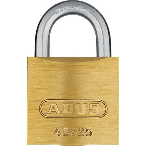 ABUS Vorhangschloss 45/25 Lock-Tag Messing massiv (1/5)