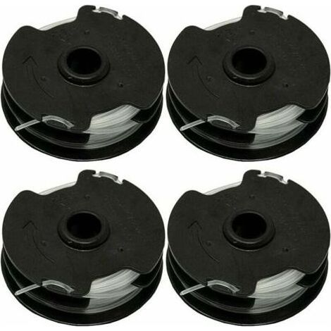 Lot de 4 bobines de Rechange pour débroussailleuse sans Fil Parkside PRTA 20-Li C3 IAN351753 (1/4)