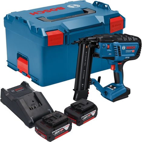 Chiodatrice a batteria Bosch GNH 18V-50 M Professional 18 V 16 - 50 mm + 2 batterie da 5,0 Ah + caricabatterie + L-Boxx (1/5)