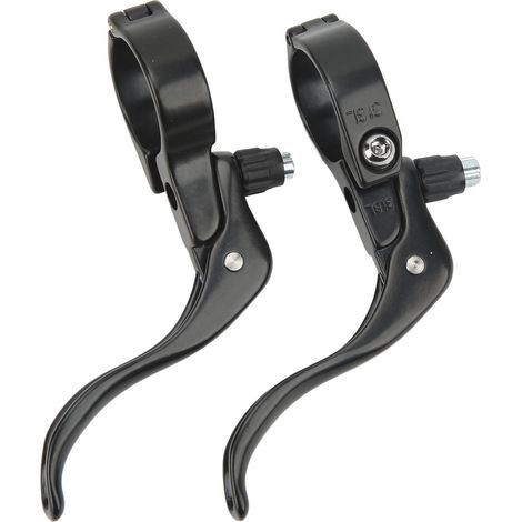 Paar universelle, ergonomische Fahrradbremshebel aus Aluminiumlegierung für Mountainbikes und Rennräder, Bremshebel für 31,8 mm Lenker (1/5)