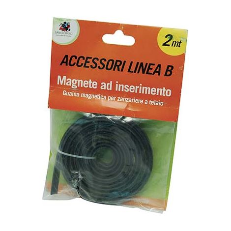 MAGNETE PROFILO ZANZARIERA LINEA B SANGIORGIO - MT 2- 5 pezzi