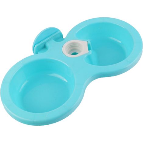 Distributeur Automatique Eau Nourriture - Pour Lapins Cobayes Chinchillas Hérissons Furets - PP Plastique - 25 x 10 x 4 cm - 1 Pièce (1/5)