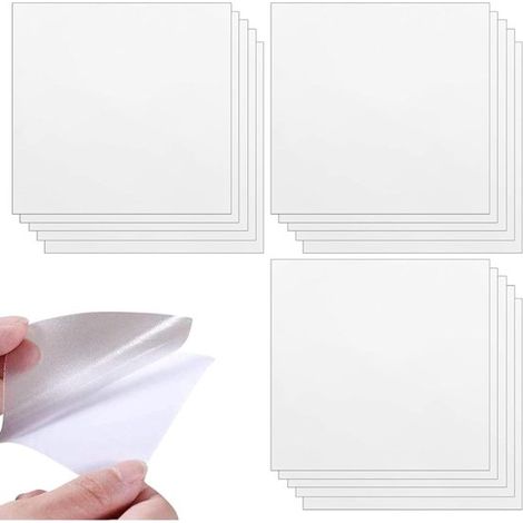 Lot de 15 patchs de réparation transparents en TPU imperméable de 7 x 7 cm pour piscines et produits gonflables (1/5)
