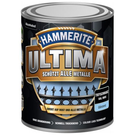 Laque de protection des métaux GL Ultima (WB) 750 ml de blanc de la circulation (Par 3) (1/3)