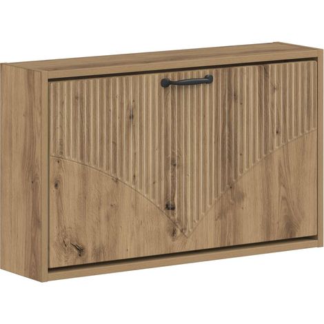 Wall-Mounted Shoe Cabinet HOORN 71 x 17 x 43 cm Engineered Wood vidaXL (1/5)