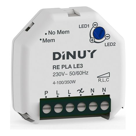 Regulador para lámparas leds con bornas (1/3)