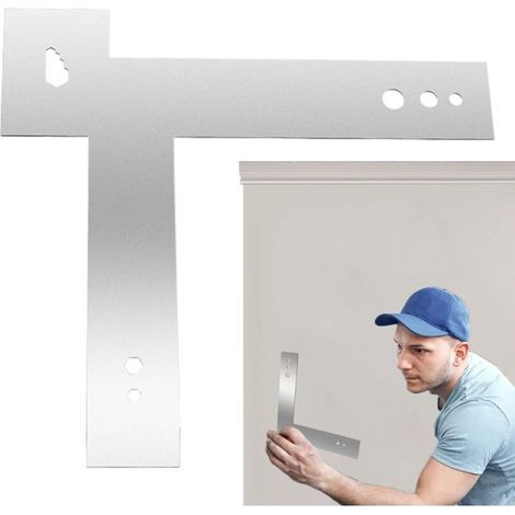 Spatule à plâtre Outil pour décoller le papier peint - Spatule métallique pour la pose et le retrait de papier peint lors de la construction de cloisons sèches (1/5)