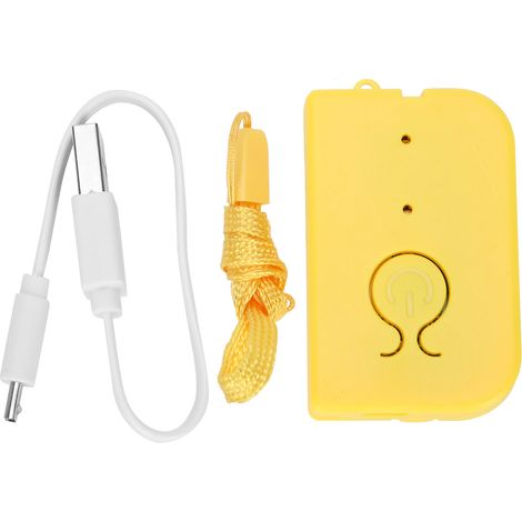Capteur de rappel de perfusion avec alarme sonore automatique, dispositif de soin rechargeable jaune, sécurité fiable (1/5)