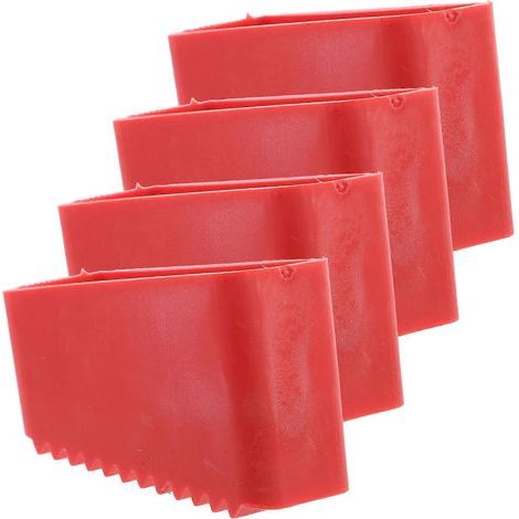 Set mit 4 rutschfesten Leiterfüßen, Leiterfüßeschoner – 5,50 x 3,80 x 2,50 cm – Rosy (1/4)
