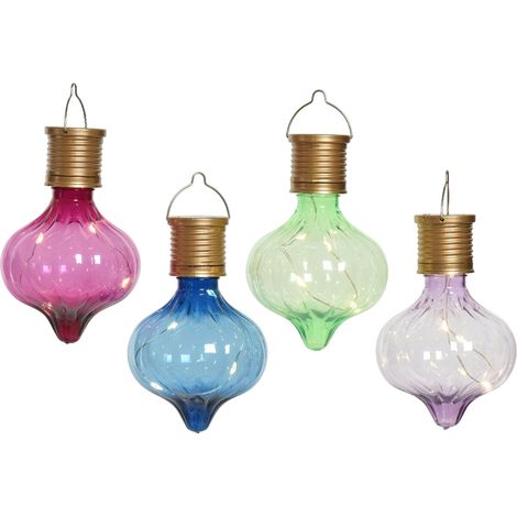 LAMPADINA SOLARE D.7,7XH11,7CM IN PLASTIC 4 COL. (1/4)