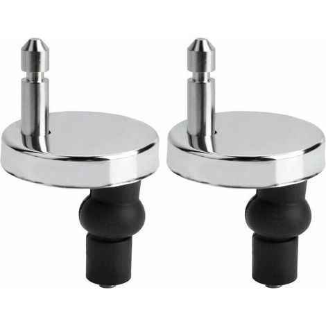 Fixation universelle pour abattant de WC – Lot de 2 pièces, compatible avec sièges standard à fermeture amortie, installation rapide (1/5)