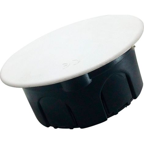 WOLFPACK LINEA PROFESIONAL caja empotrar registro con tapa ø 80 x 40 gancho metálico (1/2)