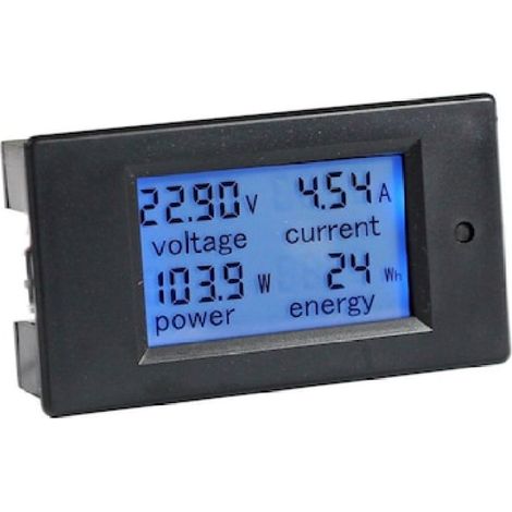 Testeur de tension et de courant, ampèremètre numérique CC 6,5-100 V avec seuil d'alarme de puissance et fonction d'alarme de surcharge (1/5)