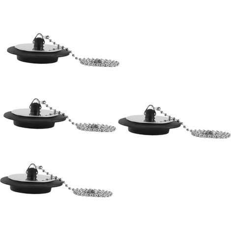 Bouchon de vidange pour baignoire et lavabo 4 pièces avec (1/5)
