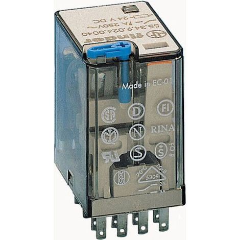 Finder Rel. Verssp. 12VDC 4W 7A f.Fas. 94.04/84/44 55.34.9.012.0040