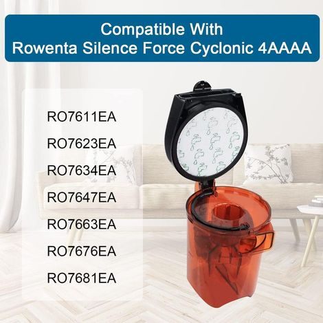 Filter für Rowenta Silence Force Cyclonic 4AAAA RO7647EA RO7663EA RO7676EA RO7681EA (Modell RO76xx) Staubsauger, Ersatzfilterzubehör ZR903701 (1/5)