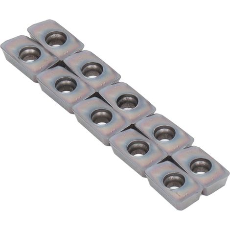 10 Stück Fräseinsätze, beschichtete Hartmetall-Drehscheiben, industrielle Drehmaschinen-Spannvorrichtung, Schneidwerkzeuge (1/5)