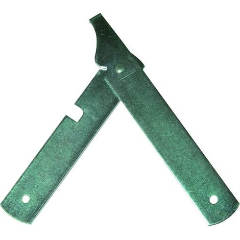 Compas d'escabeaux acier zingué longueur 400 mm par paire - TORBEL INDUSTRIE
