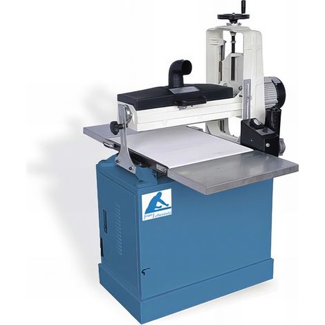 Ponceuse stationnaire 1100 W – Largeur de ponçage 405 mm – Vitesse d'avance variable 0-3 m/min – Pour bois dur et teck – Jean L'Ebeniste