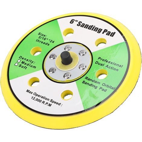 Disque abrasif universel 6 trous, 150 mm pour ponçage, meulage et polissage (1/5)