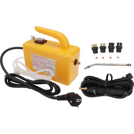 Nettoyeur vapeur haute pression portable 2600W 220V prise UE, sans réservoir, pour maison, cuisine, voiture et nettoyage automobile. (1/5)