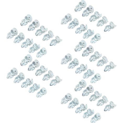 50 Pointes de Clous à Neige en Acier Tungstène pour Pneus de Chargeur Tractopelle Tracteur Moto VTT (1/5)