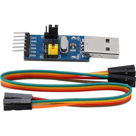 Module adaptateur de convertisseur USB vers IIC I2C UART avec fil de cavalier, téléchargement série TTL (1/5)