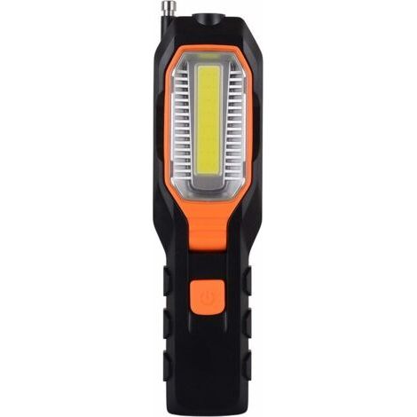 Lampe d'inspection LED avec crochet rotatif et aimant COB Lampe de poche 4 modes d'éclairage pour garage, grenier, camping, utilisation d'urgence (1/5)