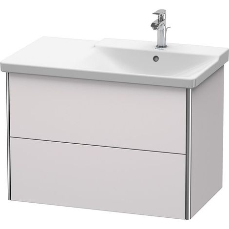 XSQUARE mobile lavabo lavabo dritto 565x810x473mm bianco lilla lucido