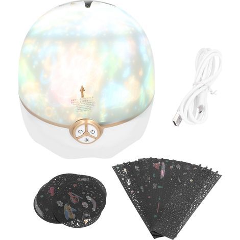 Lampe de projection Lucky Star portable, 3 couleurs, veilleuse alimentée par USB pour la maison (1/5)
