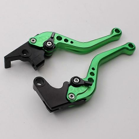 Pour motos Yamaha FZ6 FZ8 FZ1, klaxon de frein modifié en alliage d'aluminium, poignée CNC, biellette de direction (vert 1) (1/5)