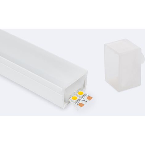 Tube Silicone LED Flex Encastré pour Ruban jusqu'à 16 mm BL3020  50m (1/5)