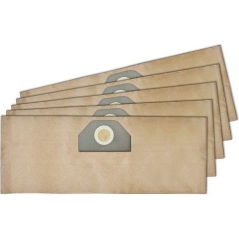 Sac Pour Aspirateur Industriel - Papier - Compatible Kaercher MV3 SE4 KR01 WD3 - 5 Pièces