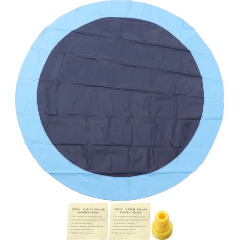Tapis de jeu aquatique gonflable antidérapant pour enfants, aire de jeux d'extérieur 59,4 pouces, jouet pliable pour jardin (1/5)