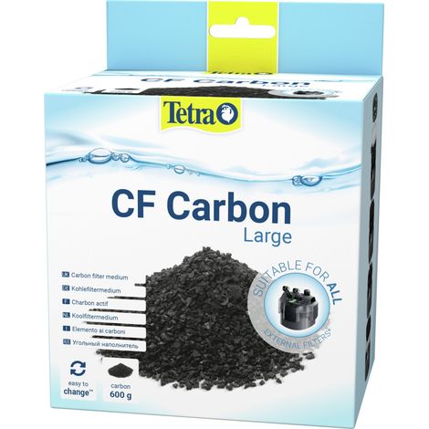 Tetra Aquariumfiltermedium CF Kohlefiltermedium 6 Stück Innenfilter (1/2)