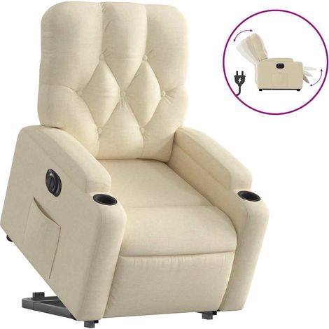 Maison Exclusive - Relaxsessel mit Aufstehhilfe Elektrisch Creme