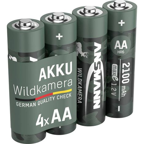 Ansmann 1322-0026 Batteria ricaricabile Stilo (AA) NiMH 2100 mAh 1.2 V 4 pz. (1/5)